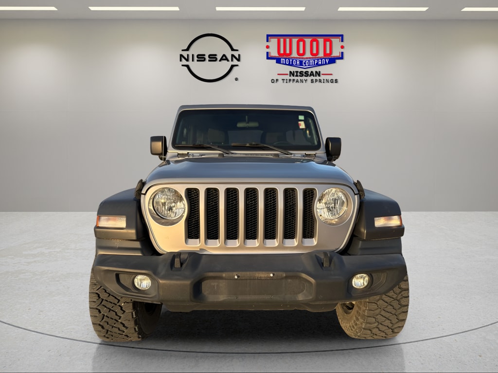 Used 2020 Jeep Wrangler Unlimited Sport S with VIN 1C4HJXDN7LW214242 for sale in Kansas City