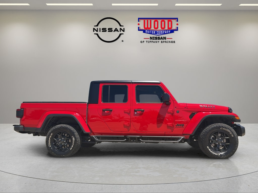 Used 2024 Jeep Gladiator Willys with VIN 1C6HJTAG2RL100424 for sale in Kansas City
