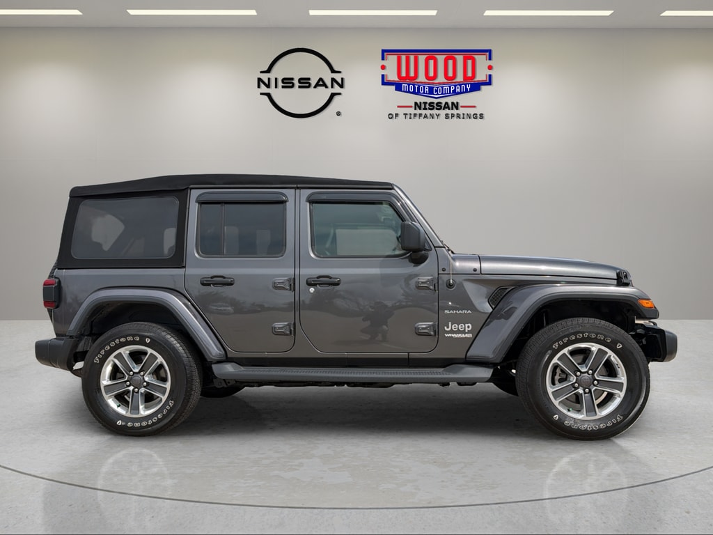 Used 2018 Jeep All-New Wrangler Unlimited Sahara with VIN 1C4HJXEN2JW328595 for sale in Kansas City