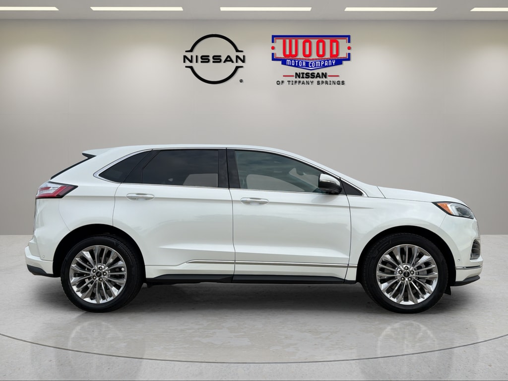 Used 2021 Ford Edge Titanium with VIN 2FMPK3K94MBA14263 for sale in Kansas City