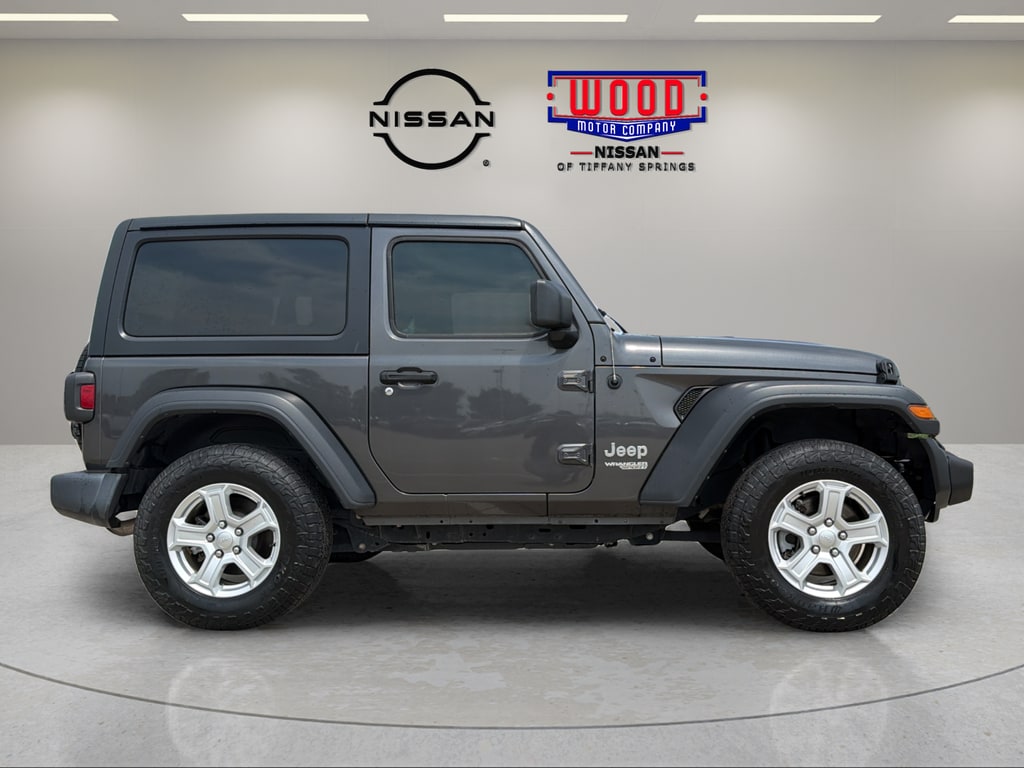 Used 2020 Jeep Wrangler Sport S with VIN 1C4GJXAN1LW110362 for sale in Kansas City