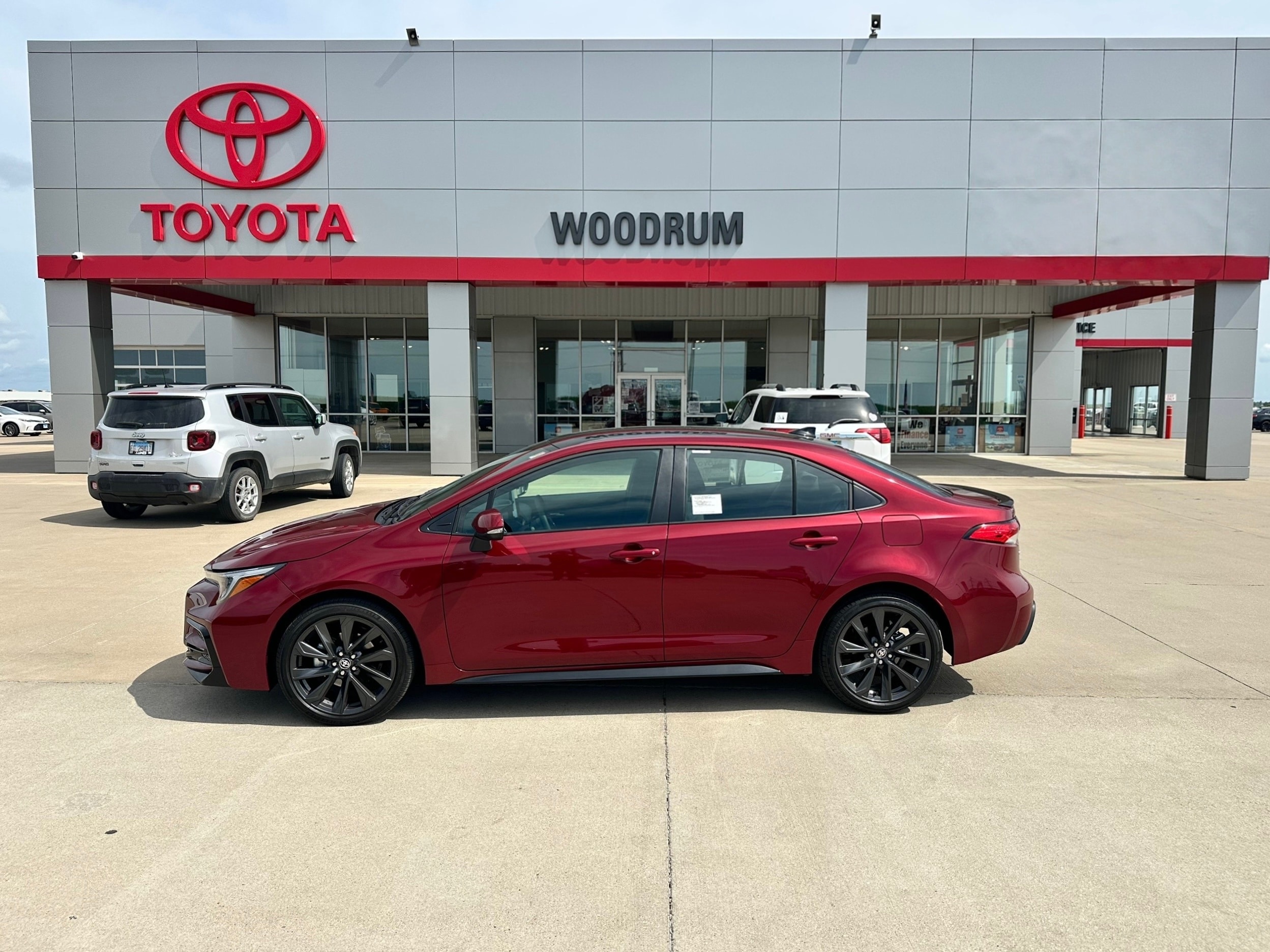 Red (Ruby Flare Pearl With Midnight Black MET) 2026 Toyota Corolla Sedan Front-Wheel Drive Automatic