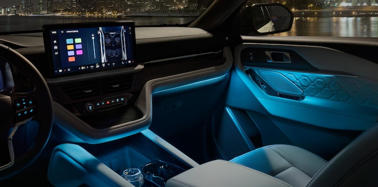 Interior of a 2027 Ford Explorer