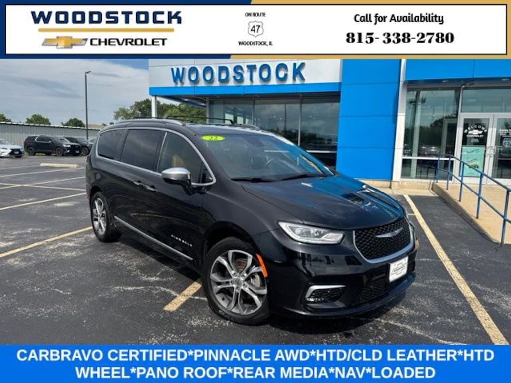 Used 2022 Chrysler Pacifica Pinnacle Van Passenger Van