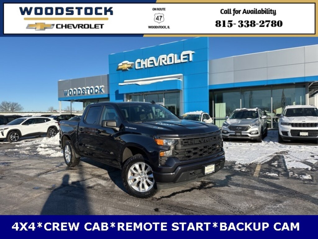 Used 2022 Chevrolet Silverado 1500 Custom Truck Crew Cab