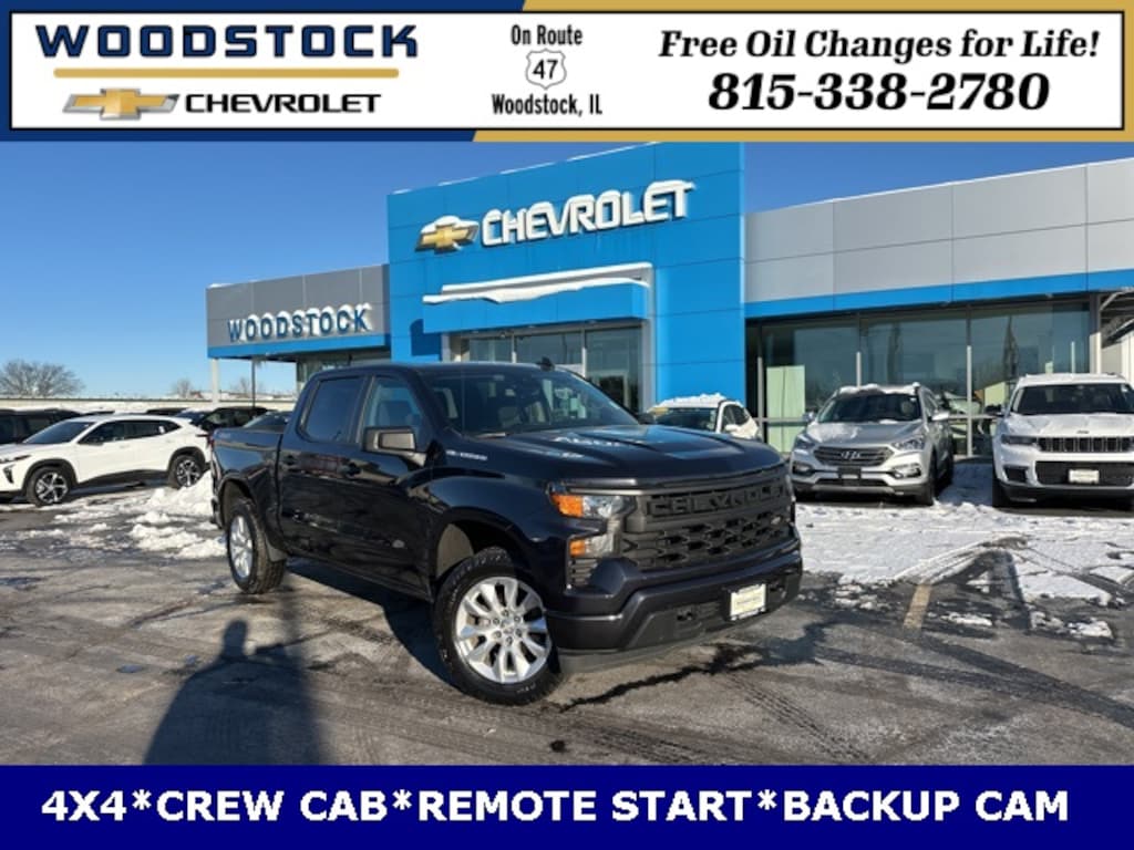 Used 2022 Chevrolet Silverado 1500 Custom Truck Crew Cab