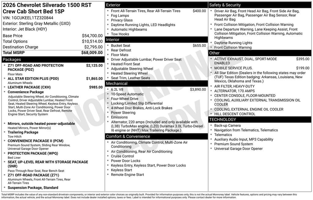 2026 Chevrolet Silverado 1500 RST - Photo 20