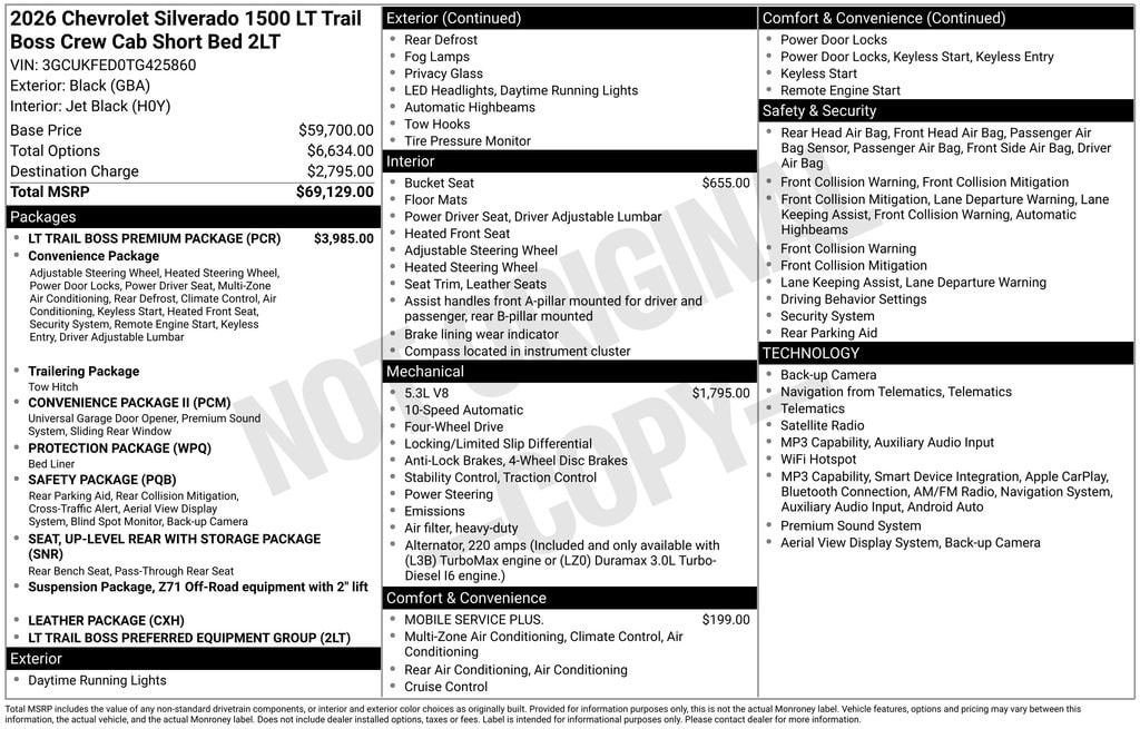 2026 Chevrolet Silverado 1500 LT Trail Boss - Photo 16