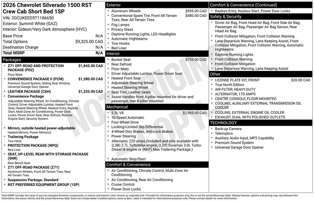 2026 Chevrolet Silverado 1500 RST - Photo 17