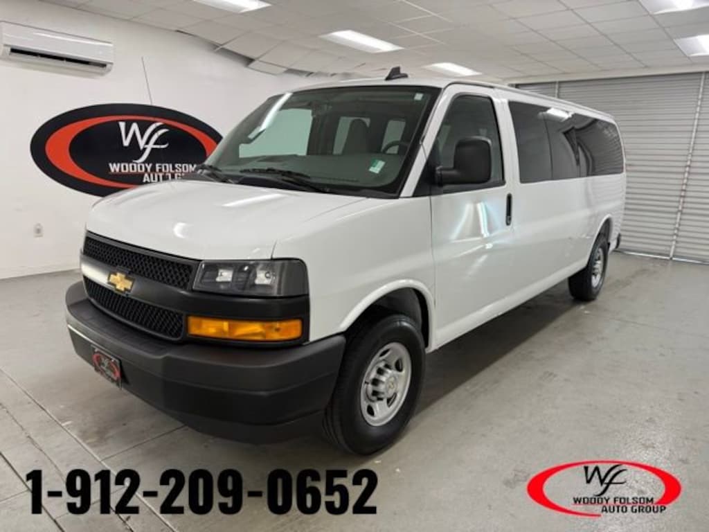 Used 2025 Chevrolet Express Passenger 3500 1LS Van Extended Passenger Van