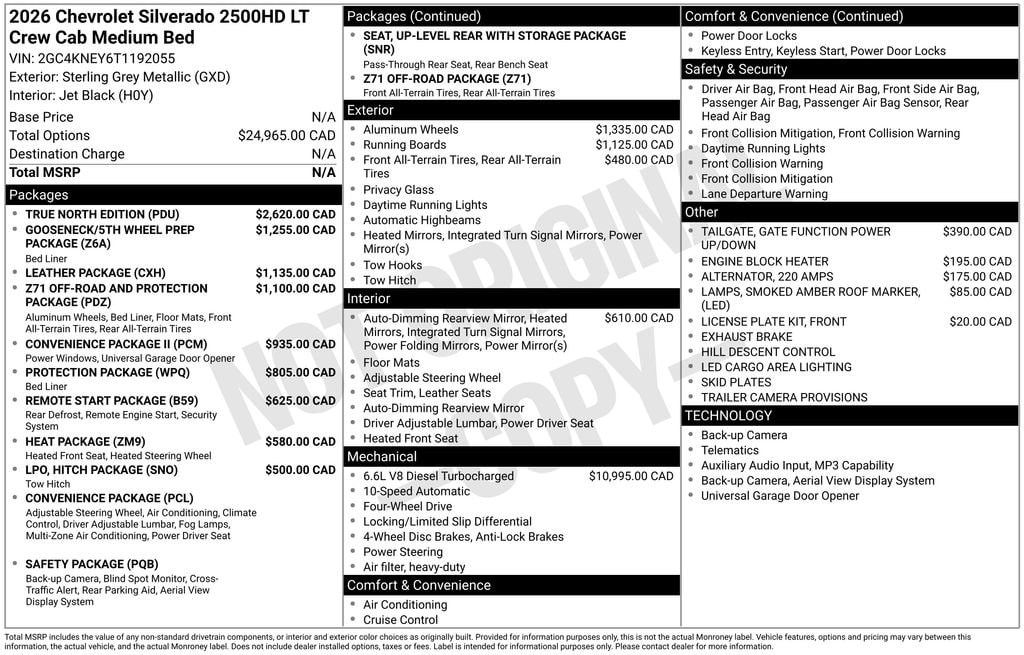 2026 Chevrolet Silverado 2500 HD LT - Photo 16