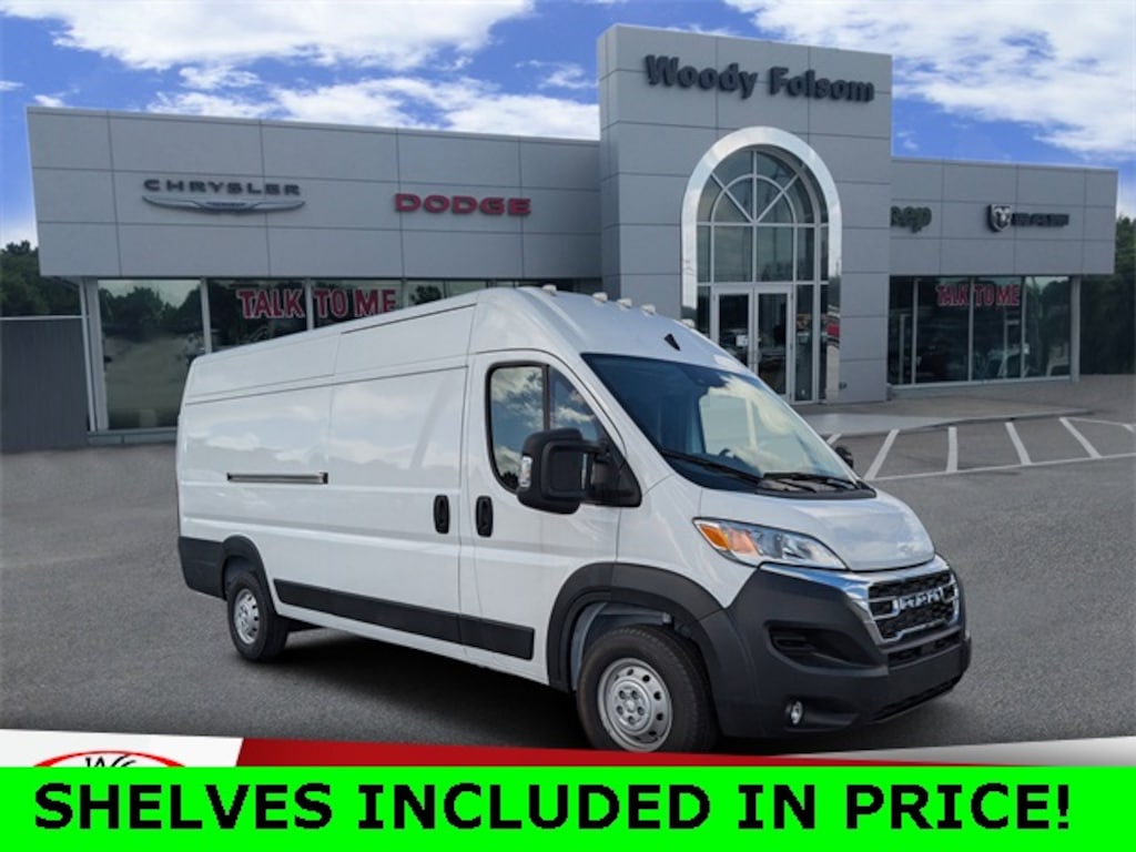 New 2023 Ram ProMaster PROMASTER 3500 CARGO VAN HIGH ROOF 159' WB EXT Cargo Van