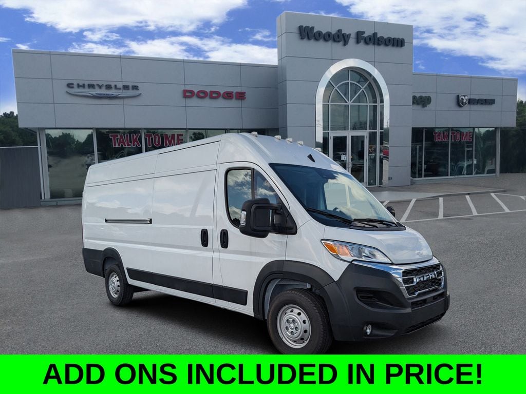 New 2023 Ram ProMaster PROMASTER 3500 CARGO VAN HIGH ROOF 159' WB EXT Cargo Van
