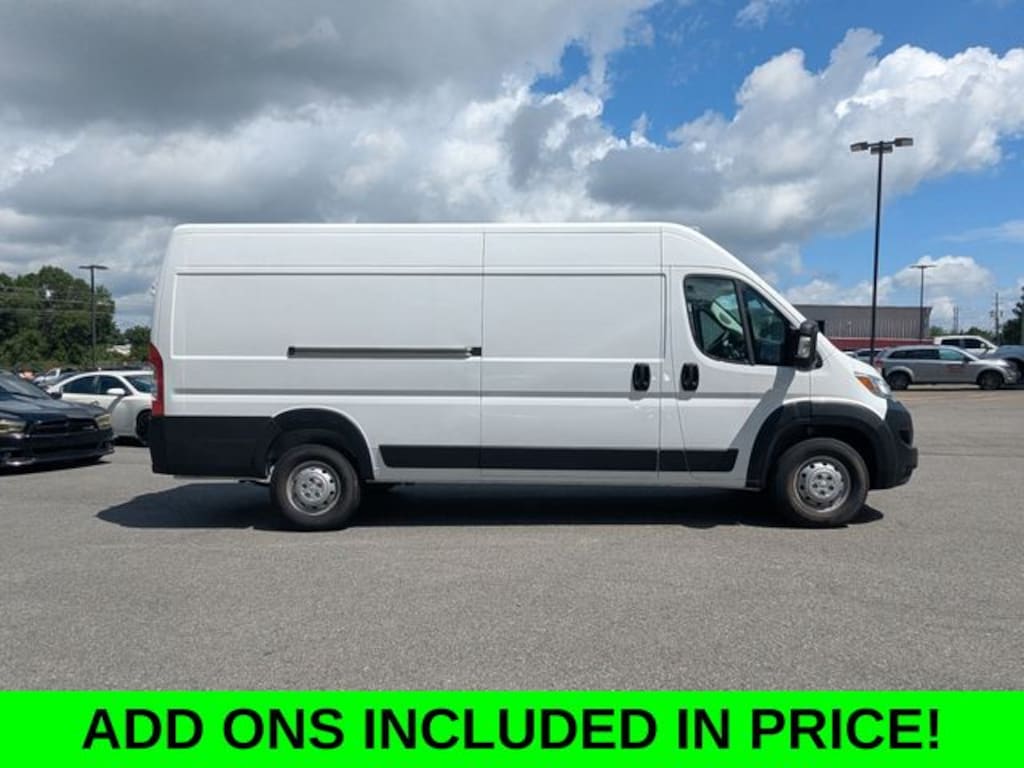 New 2023 Ram ProMaster PROMASTER 3500 CARGO VAN HIGH ROOF 159' WB EXT Cargo Van