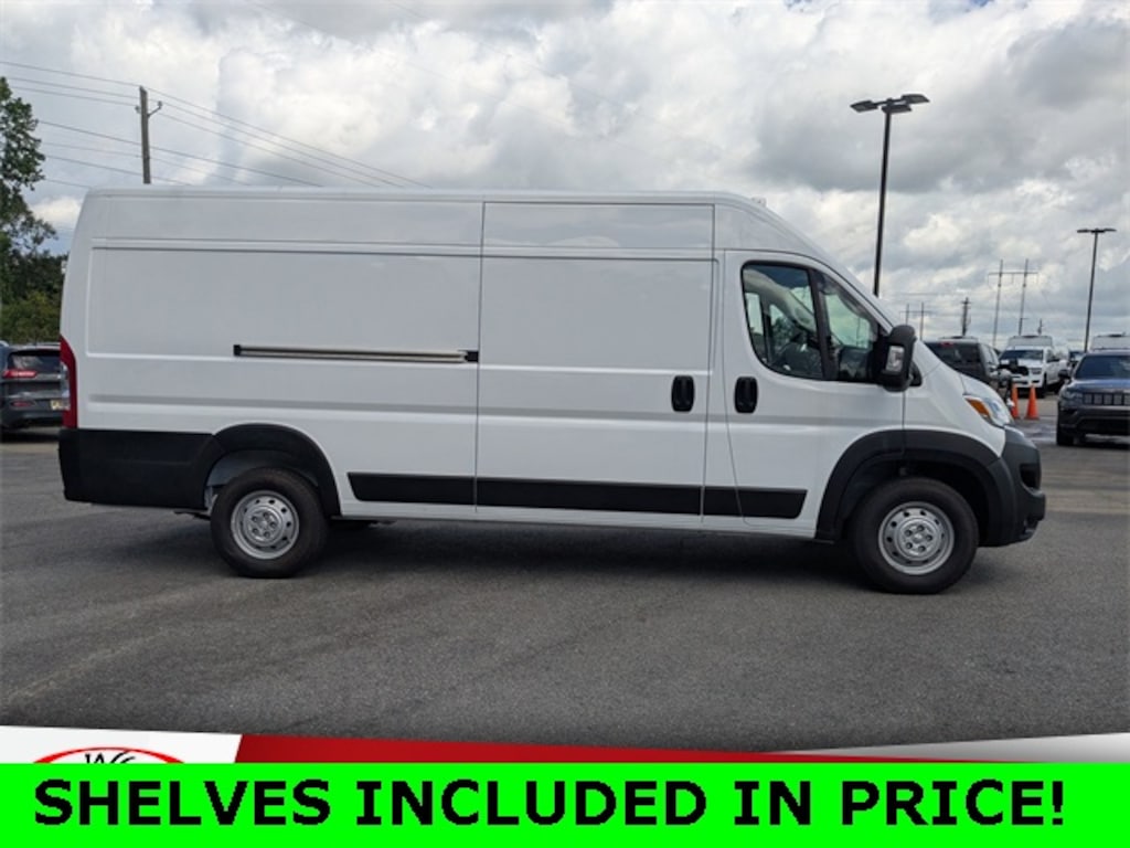 New 2023 Ram ProMaster PROMASTER 3500 CARGO VAN HIGH ROOF 159' WB EXT Cargo Van