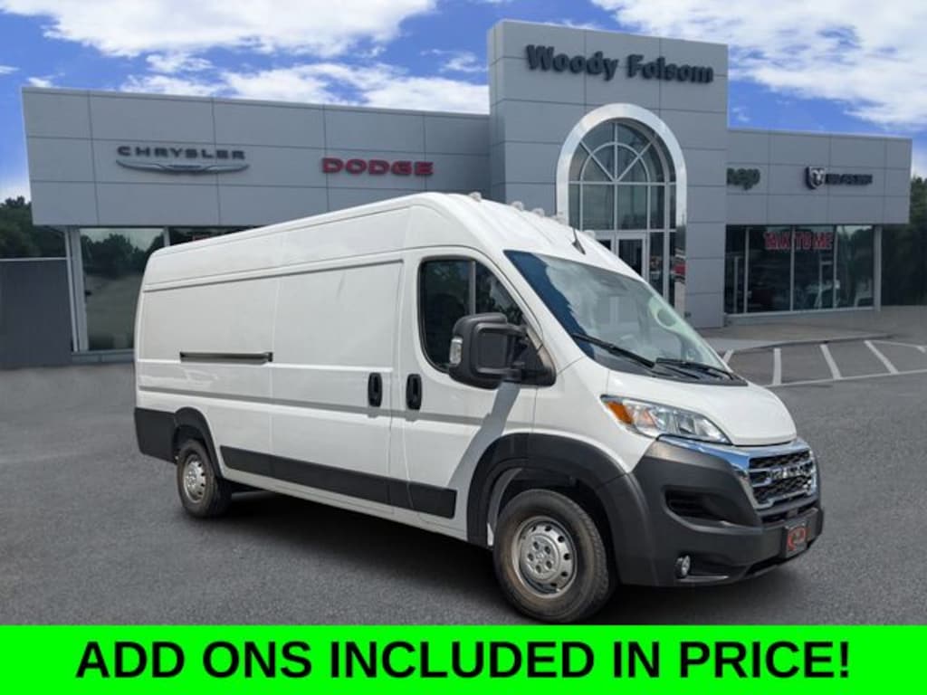 New 2023 Ram ProMaster PROMASTER 3500 CARGO VAN HIGH ROOF 159' WB EXT Cargo Van