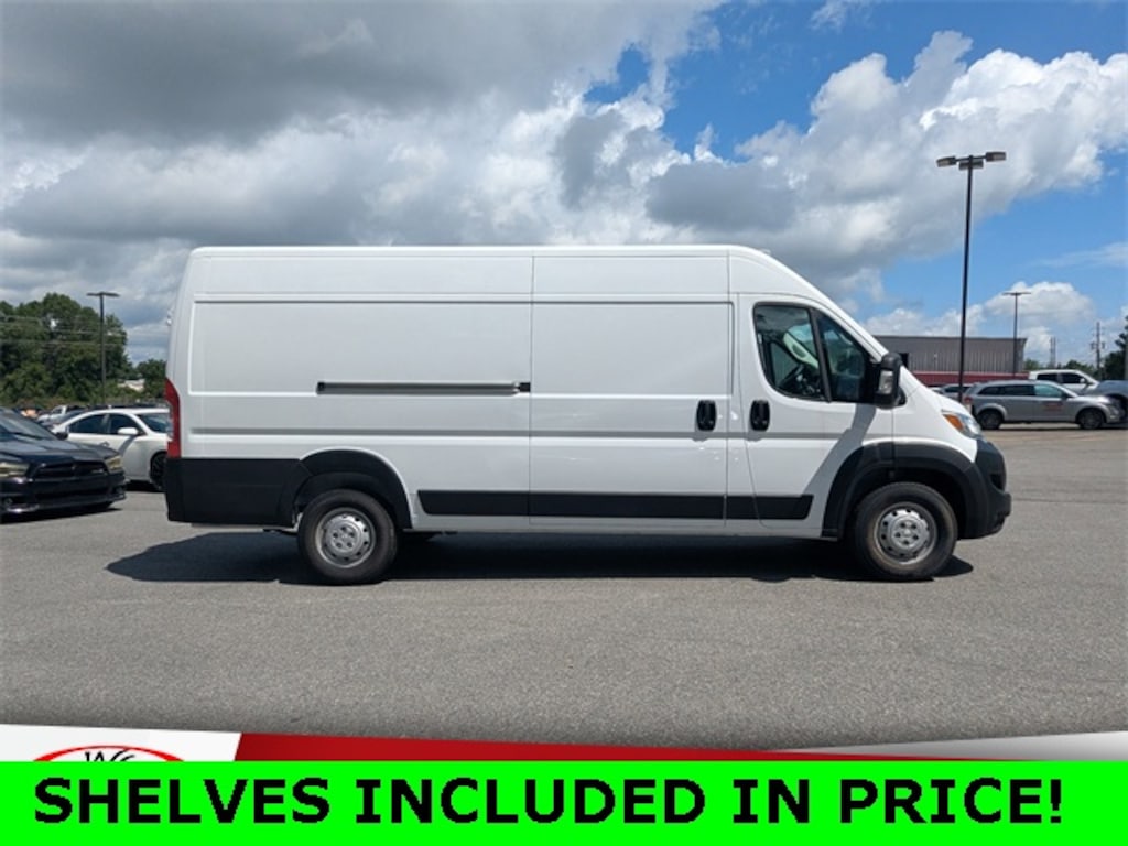 New 2023 Ram ProMaster PROMASTER 3500 CARGO VAN HIGH ROOF 159' WB EXT Cargo Van