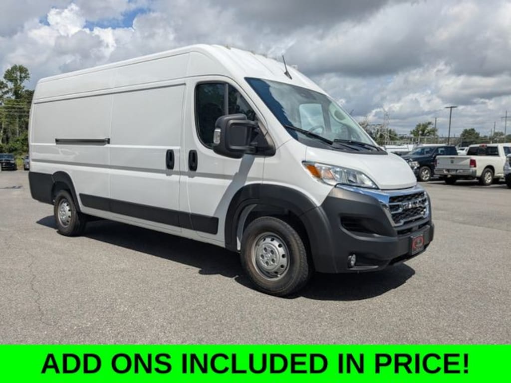 New 2023 Ram ProMaster PROMASTER 3500 CARGO VAN HIGH ROOF 159' WB EXT Cargo Van