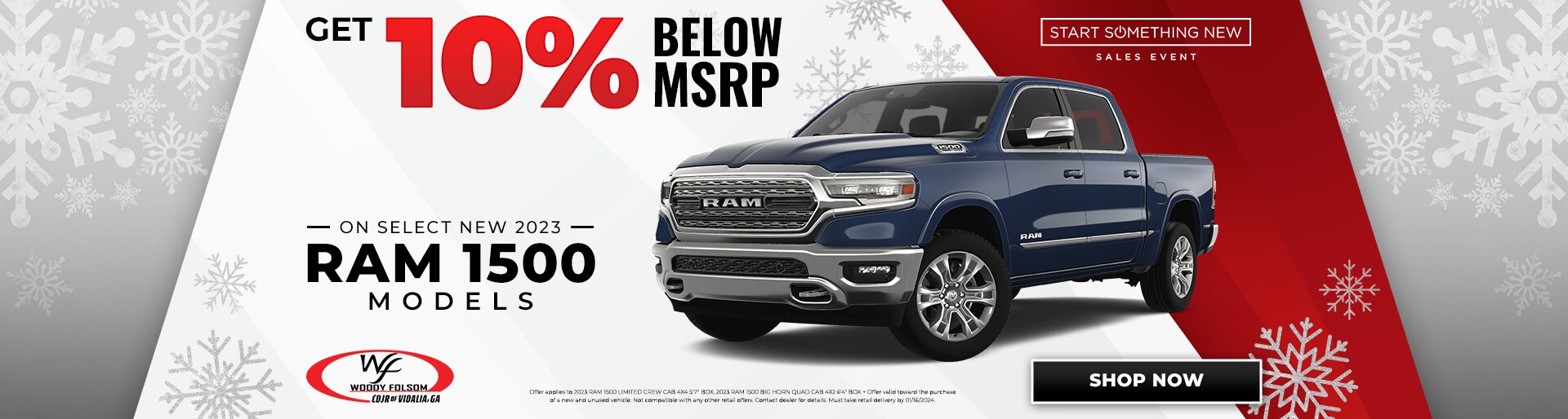 Woody Folsom Chrysler Dodge Jeep Ram Dealer in Vidalia, GA