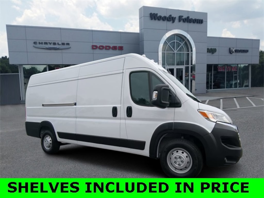 New 2023 Ram ProMaster PROMASTER 3500 CARGO VAN HIGH ROOF 159' WB EXT Cargo Van