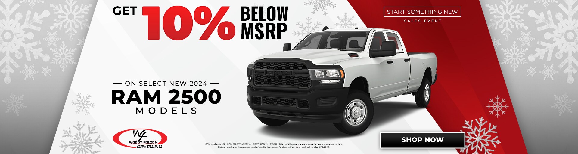 Woody Folsom Chrysler Dodge Jeep Ram Dealer in Vidalia, GA