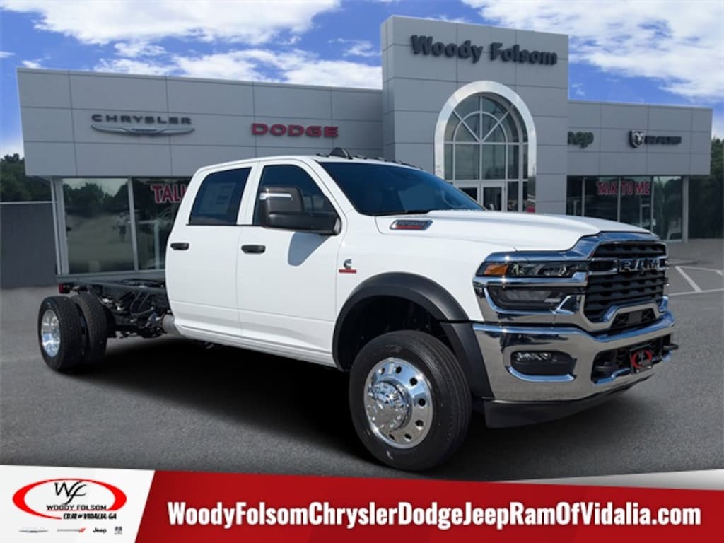 New 2025 Ram 5500 Chassis Cab 5500 TRADESMAN CHASSIS CREW CAB 4X4 84' CA Pickup