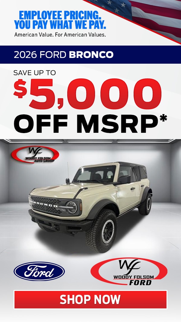 New Ford Bronco for Sale at Woody Folsom Ford Baxley, GA