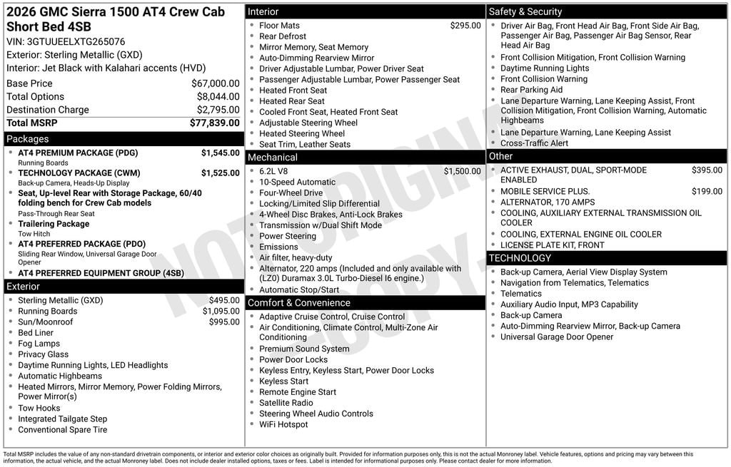 2026 GMC Sierra 1500 AT4 - Photo 22