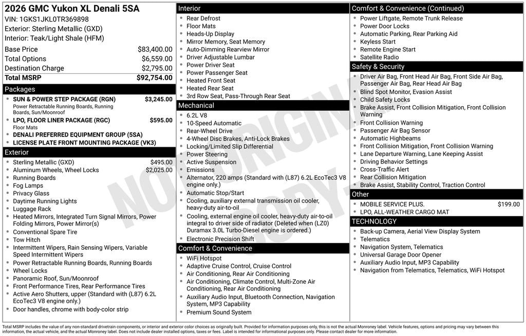 2026 GMC Yukon XL Denali - Photo 18