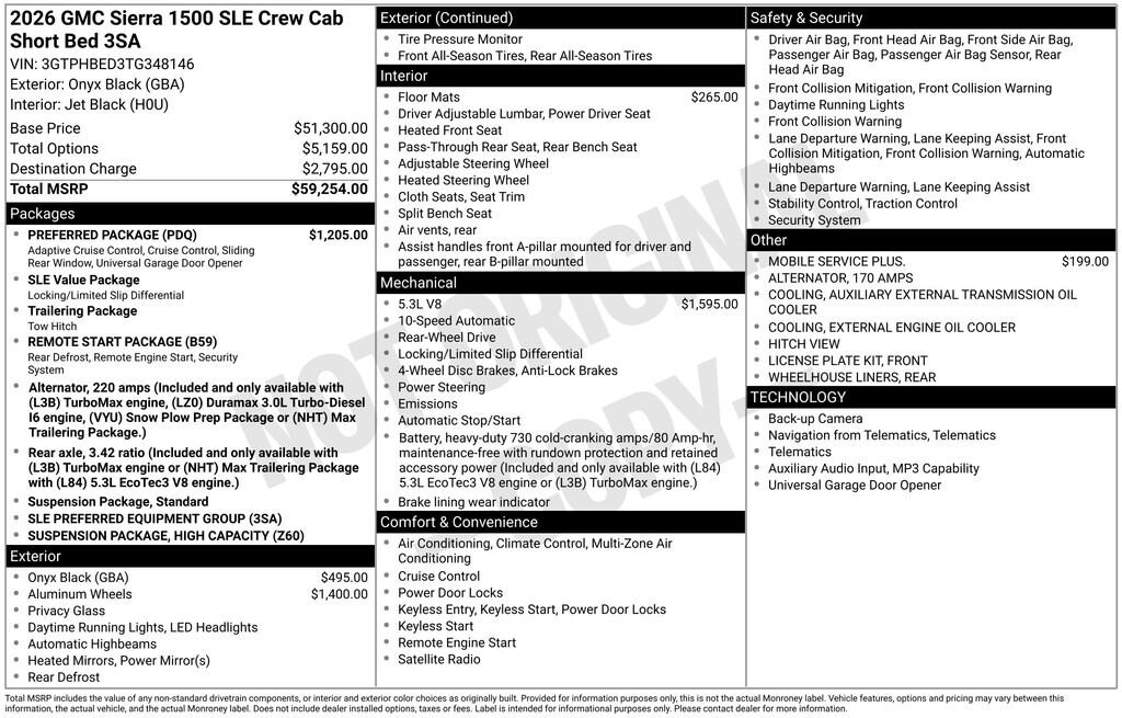 2026 GMC Sierra 1500 SLE - Photo 16
