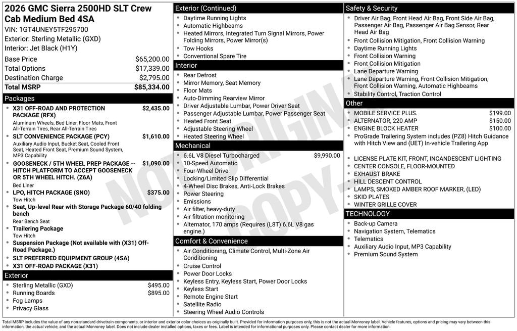 2026 GMC Sierra 2500HD SLT - Photo 16