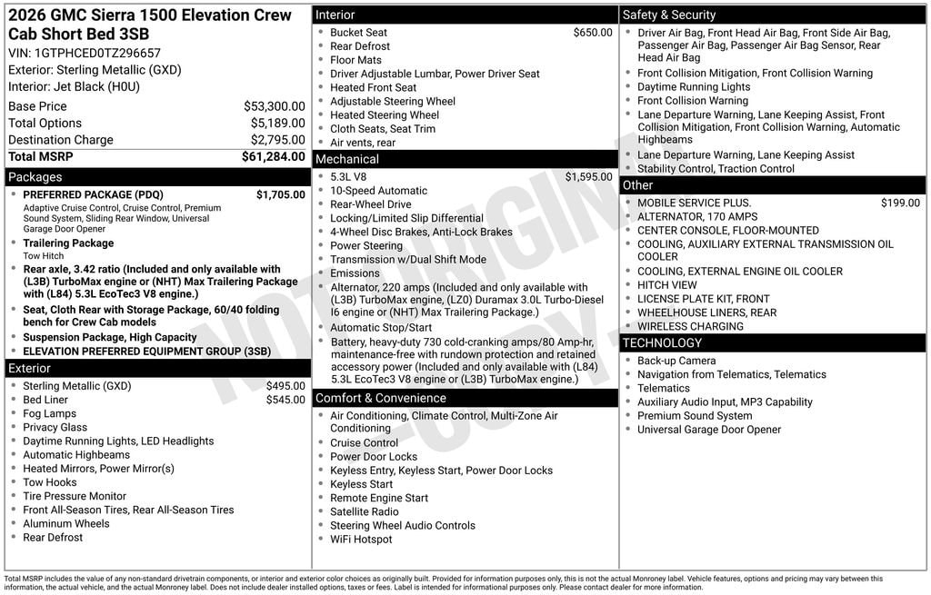 2026 GMC Sierra 1500 Elevation - Photo 21
