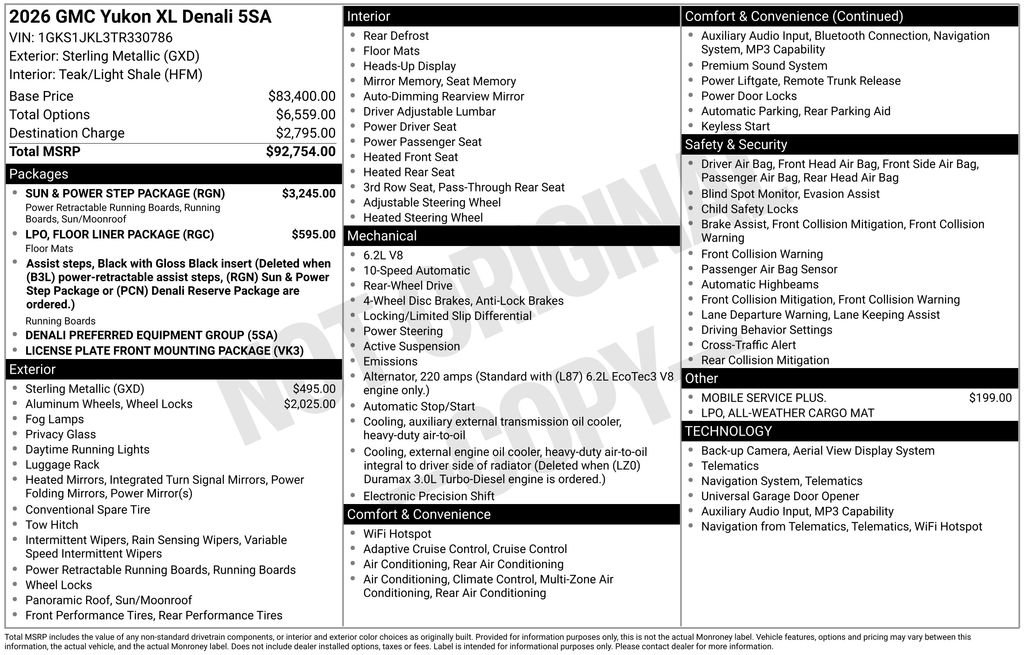 2026 GMC Yukon XL Denali - Photo 17