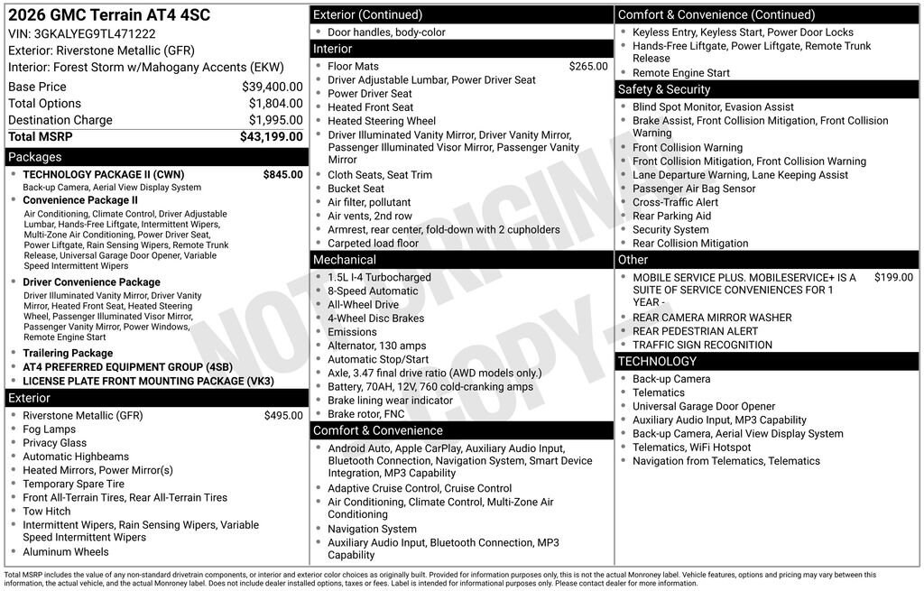 2026 GMC Terrain AT4 - Photo 16