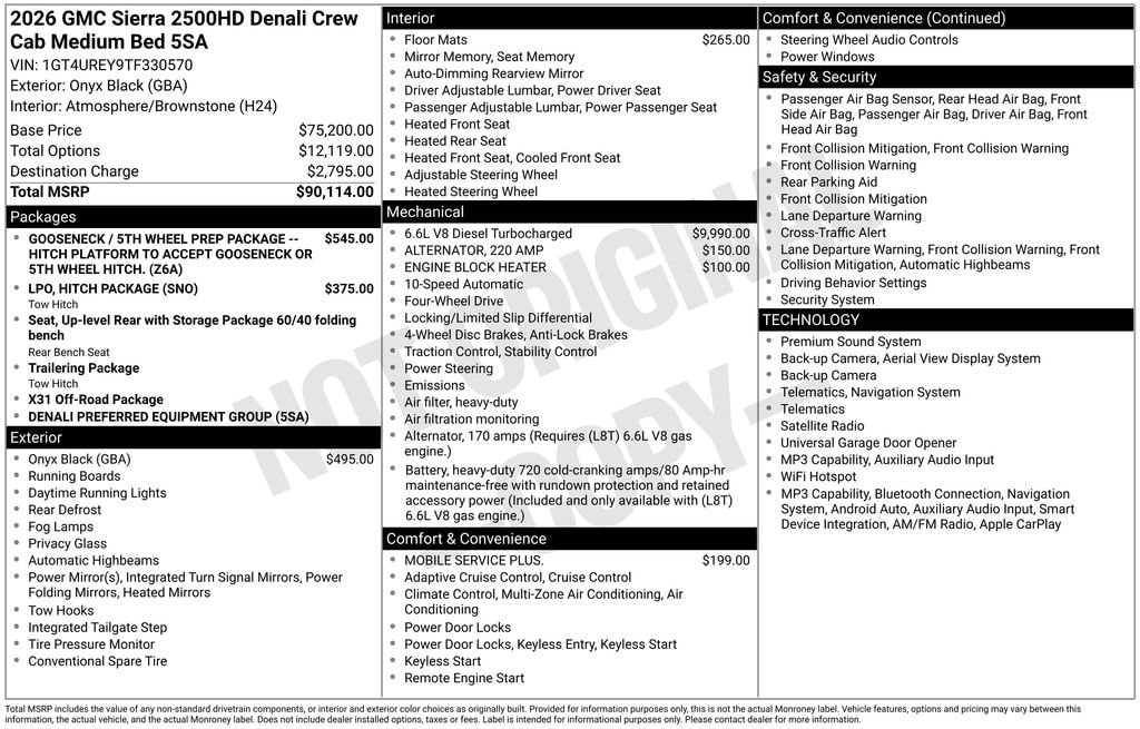 2026 GMC Sierra 2500HD Denali - Photo 16
