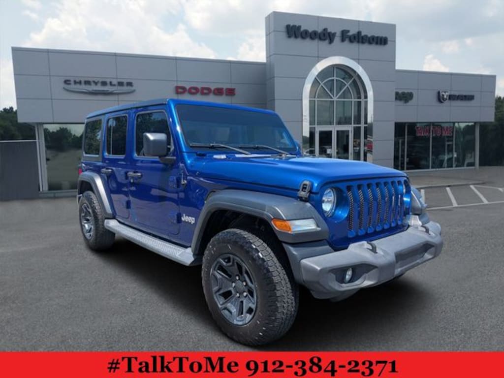 Used 2018 Jeep Wrangler Unlimited Sport 4x4 SUV