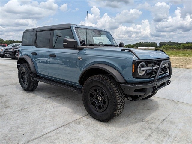 Used 2023 Ford Bronco 4-Door Wildtrak with VIN 1FMEE5DP0PLB01782 for sale in Douglas, GA