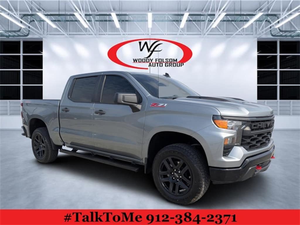 Used 2023 Chevrolet Silverado 1500 Custom Trail Boss Truck Crew Cab