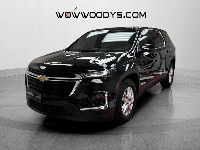 Certified 2023 Chevrolet Traverse LS with VIN 1GNEVFKW2PJ214690 for sale in Kansas City