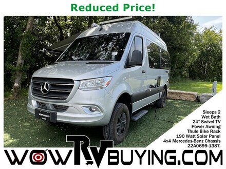 2022 Mercedes-Benz Tranquility 19L Sleeps 3 Wet Bath Power Awning Thule Bike Rack
