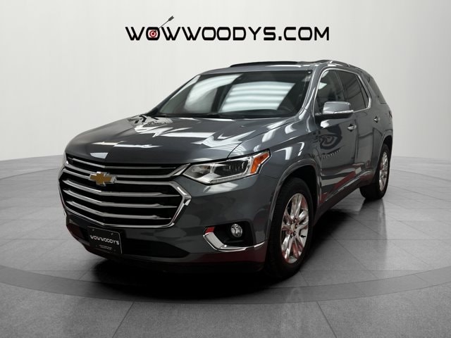 Certified 2021 Chevrolet Traverse High Country with VIN 1GNEVNKWXMJ242985 for sale in Kansas City
