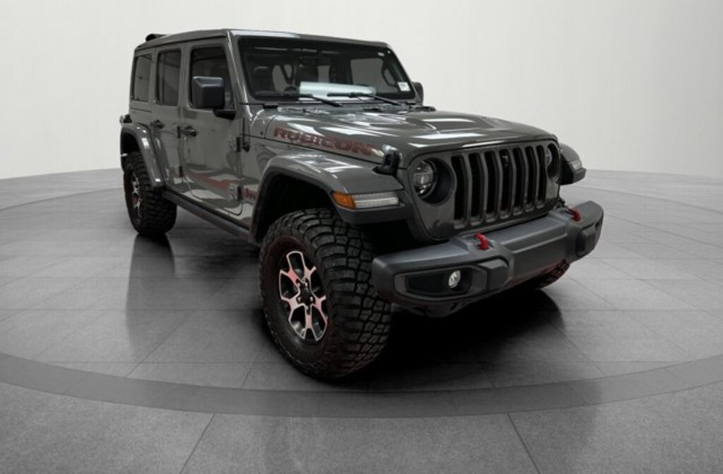 Used 2021 Jeep Wrangler Unlimited Rubicon 4x4 3.0L V6 Turbo Diesel Sky One Touch Power Top L