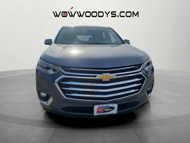 Certified 2021 Chevrolet Traverse High Country with VIN 1GNEVNKWXMJ242985 for sale in Kansas City