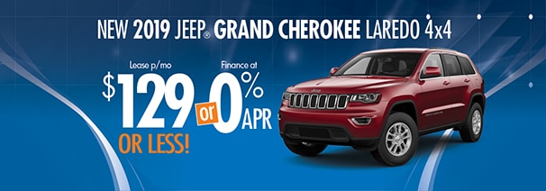 19 Grand Cherokee 129 Month World Jeep Lease Loan Deals