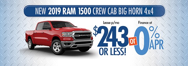 World Jeep Chrysler Dodge Ram New 2019 Ram 1500 243 Month World Lease Loan Deals