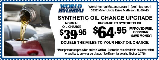 Hyundai Service Specials and Coupons in Chicago, Tinley Park