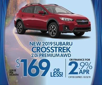 Subaru 0 Financing >> 2019 Subaru Crosstrek Lease Special From World Subaru Subaru 0 Financing >> 2019 Subaru Crosstrek Lease Special From World Subaru