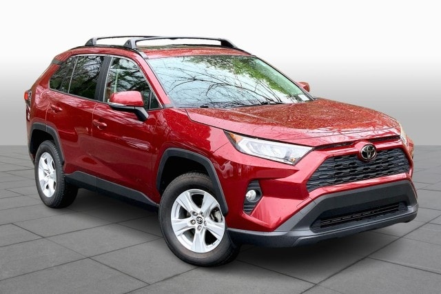 Certified 2019 Toyota RAV4 XLE with VIN JTMW1RFV8KD026887 for sale in Houston, TX