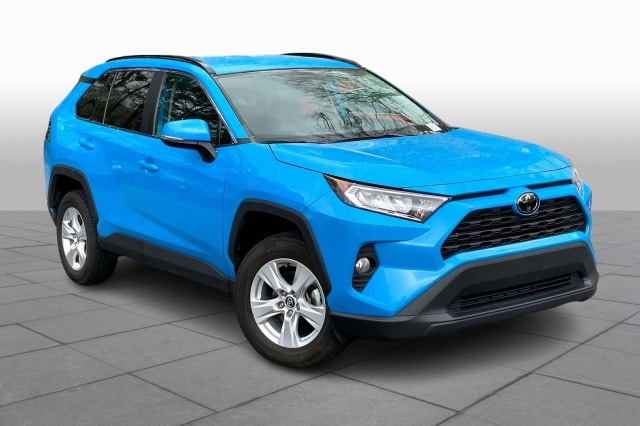 Certified 2021 Toyota RAV4 XLE with VIN 2T3P1RFV4MW140847 for sale in Houston, TX