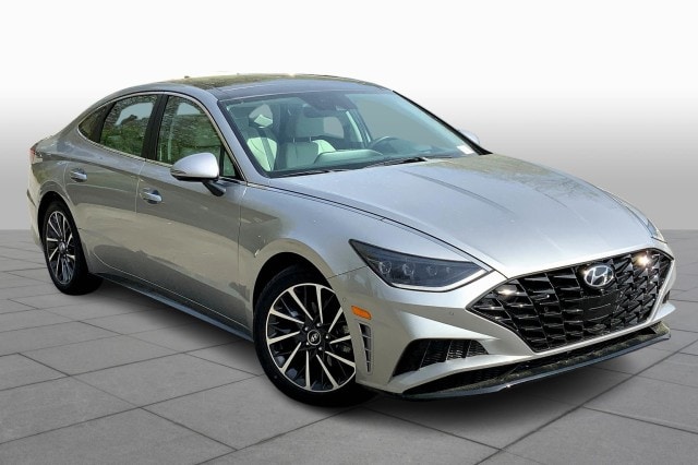 Used 2021 Hyundai Sonata Limited with VIN 5NPEH4J26MH124370 for sale in Houston, TX